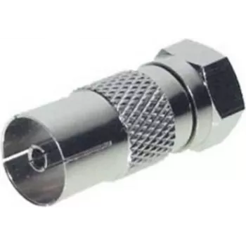 Adapteris ShiverPeaks 85321 — IEC (sieviete) uz F (vīrietis) savienotājs TV un RF iekārtām