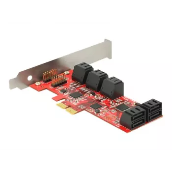 DeLOCK 89384 iekšējā PCIe SATA saskarnes karte, 10 porti