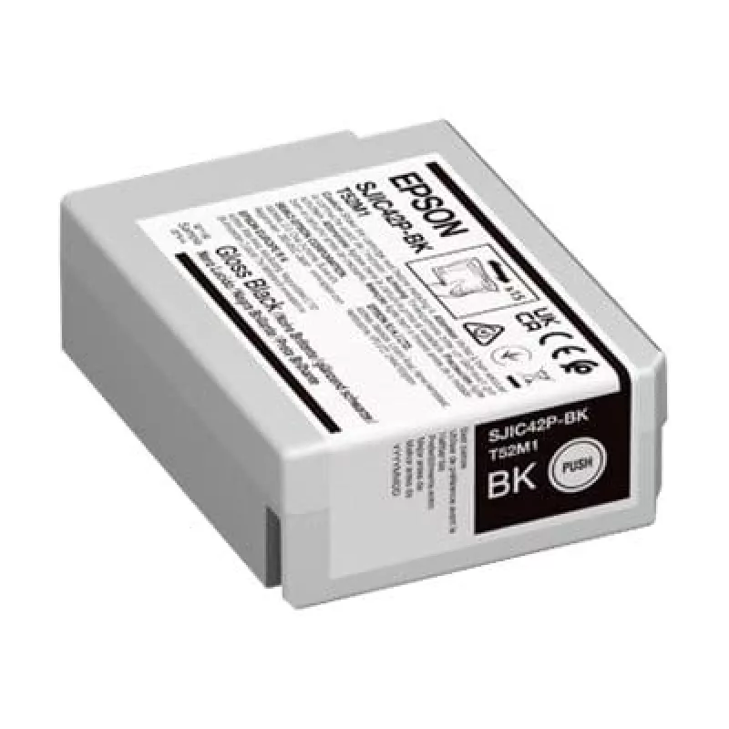Epson SJIC42P-BK oriģinālā melnā tintes kasetne, 1 gab.