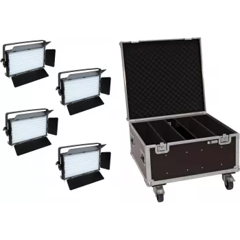 LED paneļu komplekts EUROLITE PLL-480 CW/WW 4 gab. ar futrāli