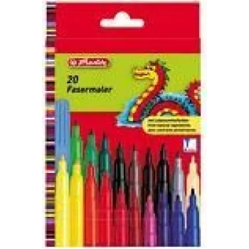 Filtra pildspalva Herlitz 08649238 Daudzkrāsaina 20 gab. 2 mm