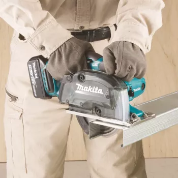 Makita DCS552RTJ pārnēsājams ripzāģis 13.6 cm, Melns/Mint krāsa, 3600 RPM