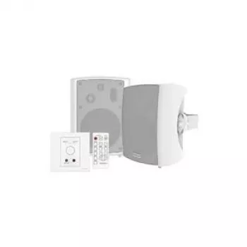 Vision Techconnect SP-1800+TC3-AMP - Audio sistēma - 50 W (kopā) - Balta (TC3-AMP+SP-1800)
