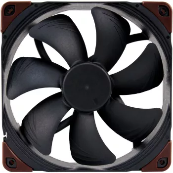 Ventilators Noctua NF-A14 INDUSTRIALPPC-2000 PWM, 140x25 mm, 12V, PWM, 500–2000 RPM, 182,5 m³/h, IP52, SSO gultnis