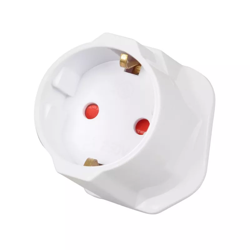 Strāvas adapteris IBOX iaukeu ar maināmiem Lielbritānijas (G tips) un Eiropas (E tips) kontaktdakšiem, 100–240V 50/60Hz, 7.5A, balts