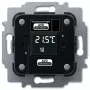 Sildīšanas izpildmehānisms Busch-Jaeger 6224/2.0, iemontējams, 24 V, LCD, 71×71×30 mm