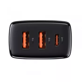 Baseus 30W USB lādētājs QC PD3.0 Type C ātra uzlāde iPhone 17 16 15 14 13 12 Pro Max Xiaomi Samsung