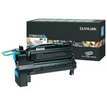 Tonera kasetne Lexmark C792A1CG Ciāna 30000 lpp