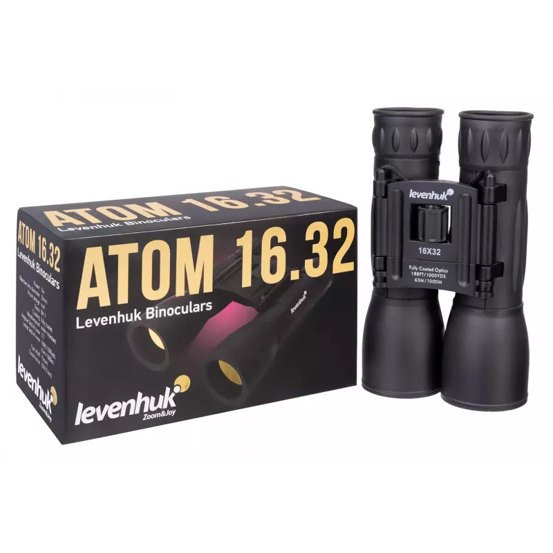 Levenhuk Atom 16x32 binoklis Roof melns