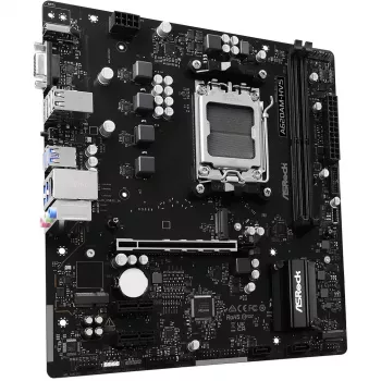 Mātes plate ASRock A620AM-HVS Micro ATX — AMD A620A chipset, Socket AM5, DDR5, 2 DIMM, līdz 128 GB, HDMI 2.1, M.2 2280