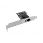 Iekšējā tīkla karte LANBERG PCE-1GB-201, PCI Express, 1× RJ-45 Gigabit (1000 Mbit/s), melna