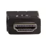 Akyga AK-AD-40 HDMI (M) uz HDMI (F) 180° pagriežams leņķa adapteris, melns