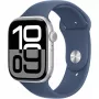 Apple Watch S10 Sudraba Alumīnijs Sporta Siksniņa Denim - S/M GPS + Cellular 46mm MWY03QF/A 2024
