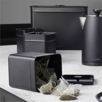 Maizes kaste Salter Kuro BW124581EU7 - nerūsējošā tērauda dizains, matēts melns