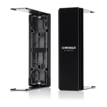 Montāžas komplekts Noctua NA-HC4 chromax.black — alumīnija radiatora pārsegi CPU dzesētājiem, melns