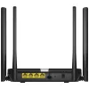 Cudy LT500 bezvadu maršrutētājs, 4G LTE, divjoslu Wi-Fi AC1200, Fast Ethernet, melns