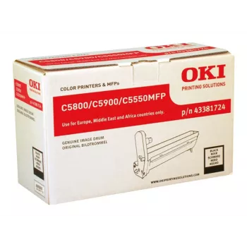 OKI oriģinālā attēla cilindra komplekts melns C5800/C5900/C5550MFP 20000 lpp