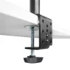 Maclean MC-966 galda statīvs monitoram 13-27 collas, melns