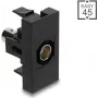 DELOCK 90960 Easy 45 Melns — BNC modulis ar 45° leņķi