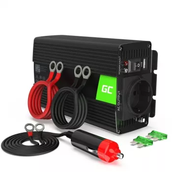 Green Cell INV05DE 12V-230V invertors 300W tīrs sinusvilnis