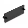 DeLOCK Fiber Optic Blind Panel melns 109mm Metāls