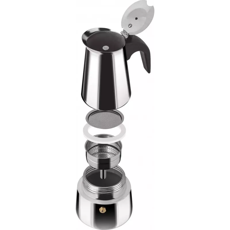 Moka kafijas katliņš LAMART LT7076 200 ml nerūsējošais tērauds
