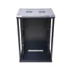 Pie sienas montējams Extralink Rackmount skapis 15U 600x600 Melns