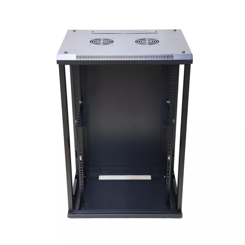 Pie sienas montējams Extralink Rackmount skapis 15U 600x600 Melns