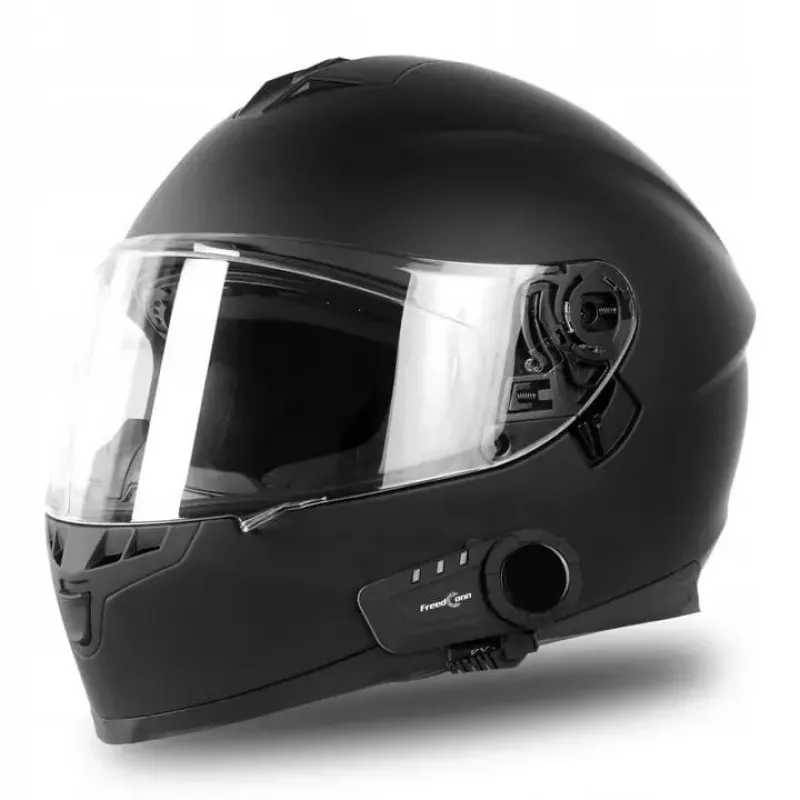 FREEDCONN KY-PRO SINGLE motocikla intercoms Melns