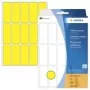 HERMA pastāvīgās līmes etiķetes - dzeltenas - 20 x 50 mm 480 etiķetes (32 lapas x 15) (2411)