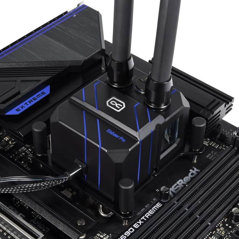Dzesētājs Alphacool Eisbaer Pro Aurora Akrils Varš Niķelis 1/4 collas