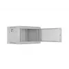 Lanberg sienas skapis 19 inch 6U 600x450 mm, pelēks, perforētas durvis