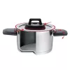 Gatavošanas katls Maestro MR-3530-24 nerūsējošais tērauds 24 cm, 5.5 L, salokāmi rokturi, stikla vāks