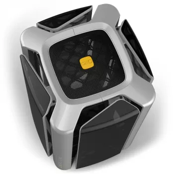 Datora korpuss Geometric Future M2 THE ARK Case TG - pelēks