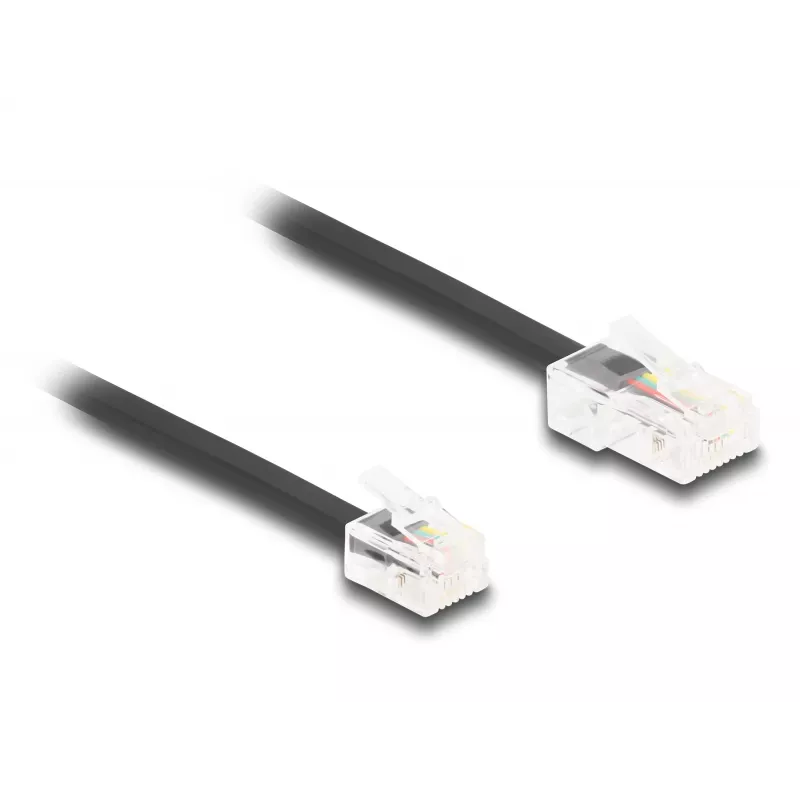 DeLOCK telefona kabelis RJ45 spraudnis uz RJ11 spraudni melns 3 m