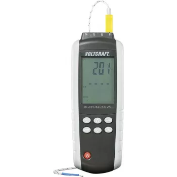 VOLTCRAFT PL-125-T4 temperatūras mērīšanas instruments -200 līdz +1372 °C, zondes tips K, J