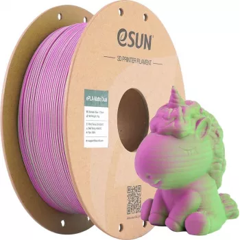ESUN PLA MATTE DUAL 1,75mm ZAĻA ROZĀ 1kg 3D FILAMENTS (PLA-MTD175B-GP1P1)