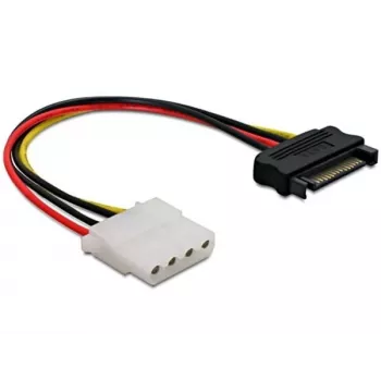 DeLOCK strāvas kabelis SATA/Molex melns sarkans 0.12 m 860115