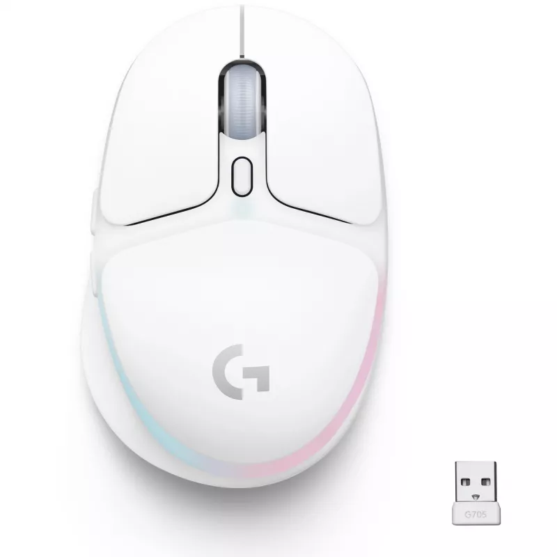 Pele Logitech G G705 bezvadu spēļu pele RF Wireless + Bluetooth