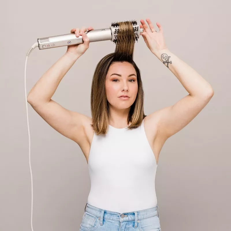 Shark FlexStyle 5-in-1 gaisa veidotājs un matu žāvētājs ar spolēm, plakanu suku, ovālu suku, sprauslu, difuzoru un uzglabāšanas maisu