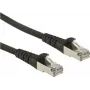 ROLINE Patch-Cable RJ-45 (vīr.) uz RJ-45 (vīr.) 5 m SFTP CAT 6a Melns (21.15.2855)