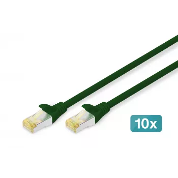 Digitus DK-1644-A-030-G-10 Ethernet Patch Cable, CAT6A, 10 m, dzeltens