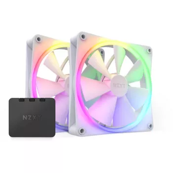 NZXT F140 RGB 140mm Twin Pack Balts