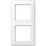 Pārsega plāksne slēdža un izpildmehānisma modulim JUNG AS 582 WW Balta — Duroplast, 80,5×151,5 mm