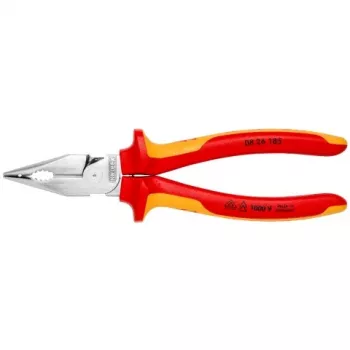 Knaibles ar smailiem galiem Knipex 08 26 185, griešanas garums 1.3 cm