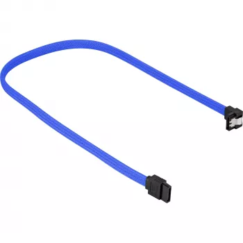 SATA kabelis Sharkoon SATA 3 0.3m 7-pin Melns Zils