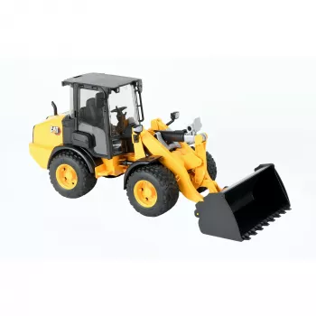 BRUDER BR-02485 Kompakts šarnīru iekrāvējs 1:16 mēroga modelis, liešanas spēļu transportlīdzeklis