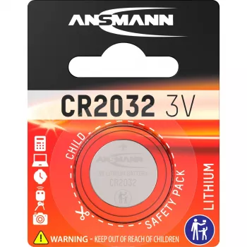 Ansmann CR 2032 litija baterija, 3V, 1 gab.