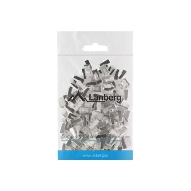 Lanberg PLS-5000 RJ-45 savienotājs, nerūsējošais tērauds, caurspīdīgs (PLS-5000)