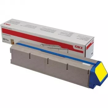 Tonera kasetne OKI 45536505 dzeltena, originala, lasera, iznākums 38 000 lappuses, 1 gab.